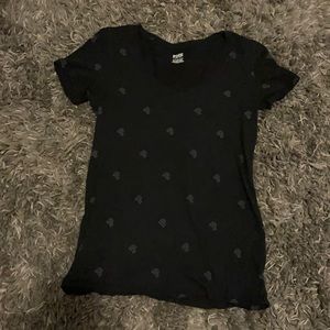 Black PINK V-Neck Tee